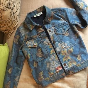 kenzo denim jacket womens